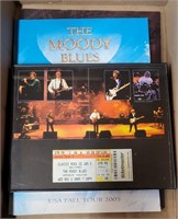 MOODY BLUES CONCERT TICKET & BOOKLETS