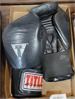PAIR TITLE BOXING GLOVES