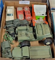 VTG. TOYS    ARMY TRUCK, JEEPS & CARS