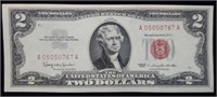 1963 $2 Red Seal Legal Tender High Grade Note