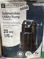 SUBMERSIBLE UTILITY PUMP RETAIL $199