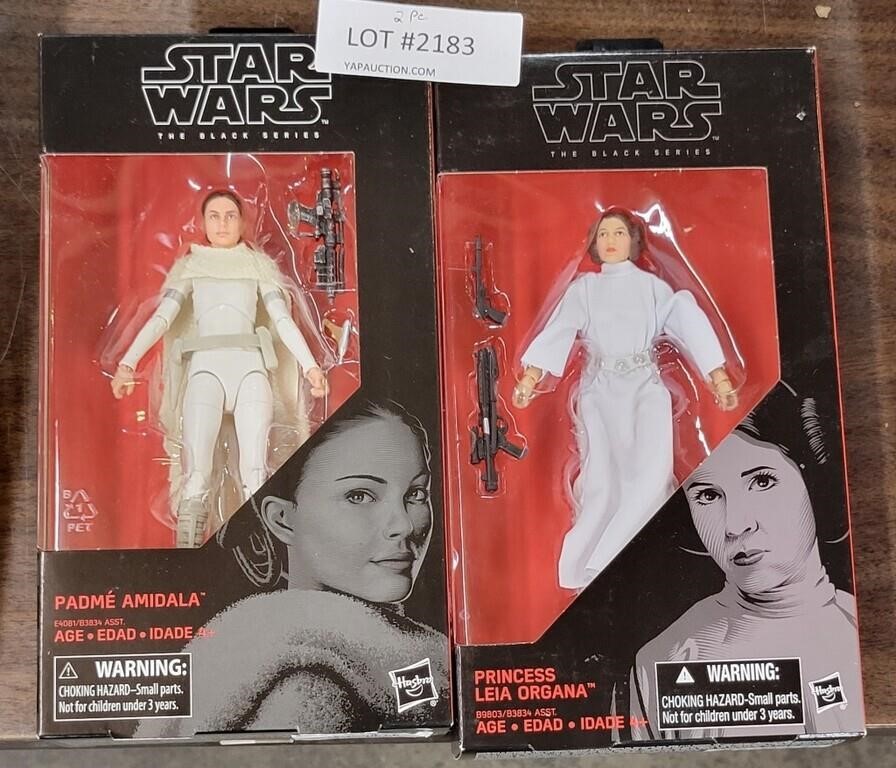 2  NEW IN BOX STAR WARS ACTION FIGURES