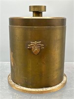 Vintage Brass humidor