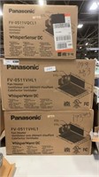 1 LOT OF (2) PANASONIC FAN HEATER 1600W PTC