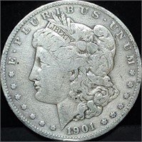 1901-S Morgan Silver Dollar, Better Date