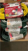 *NEW* 1 LOT OF (3) HDX 25 FT 3 INLINE OUTLET