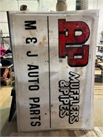 **GIANT AP MUFFLERS & PIPES SIGN 6'X4'