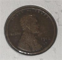 1912-D LINCOLN CENT (OBVERSE-REVERSE SURFACE