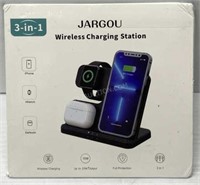 Jargou 3 in1 Wireless Charging Station - NEW