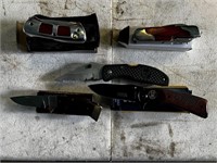 Pocket Knife Lot w/ Cases; NRA