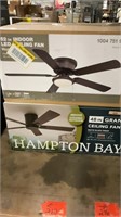 1 LOT (2) ASST CEILING FANS: (1) 52IN HUGGER