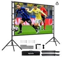 12-Foot Projector Screen and Stand,150 inch L