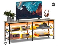 WLIVE TV Stand for 65 70 inch TV with LED L