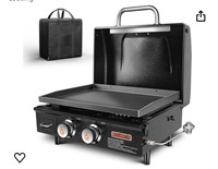 QuliMetal Table Top Grill Portable Griddle with