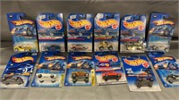Hot Wheels cars on Cards qty 12
