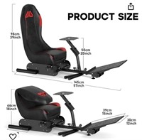 DIWANGUS Racing Wheel Stand with seat Gaming Chair