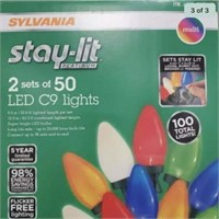 Sylvania C9 LED Set  50Ct  2Pk