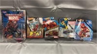 Hot Wheels Marvel and DC qty 5