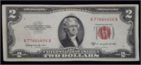 1953 C $2 Red Seal Legal Tender High Grade Note