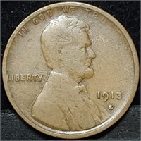 1913-S Lincoln Wheat Cent