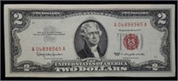 1963 $2 Red Seal Legal Tender High Grade Note