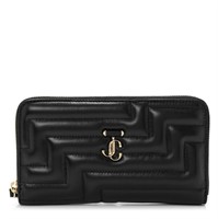 Jimmy Choo Nappa Quilted Pippa Zip Around Wallet