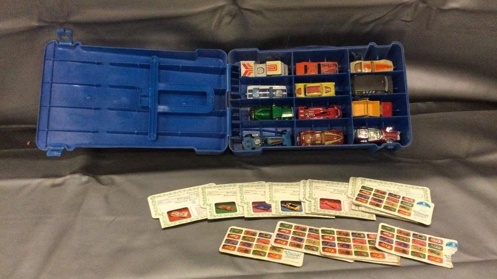 Kenner case, cards, car’s