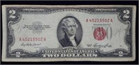 1953 $2 Red Seal Legal Tender Nice Grade Note