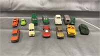 Vintage diecast cars qty 13