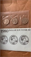 1980 Dollar Souvenier Set
