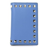 Valentino Angel Calfskin Rockstud Bi-Fold Wallet