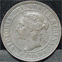 1900 Canada Victoria Large Cent, High Grade
