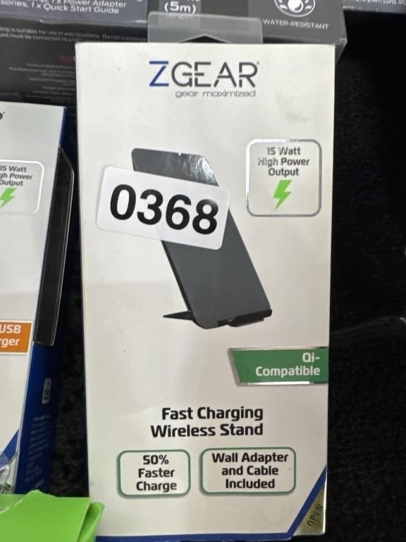 ZGEAR WIRELESS CHARGING STAND RETAIL $69