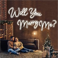 Marry Me Neon Sign  Letters for Wedding