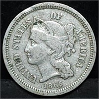 1865 Three Cent Nickel