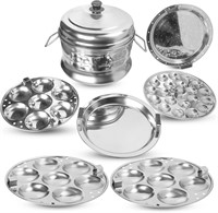 Big Stainless Steel Traditional Idly Panai/Steamer