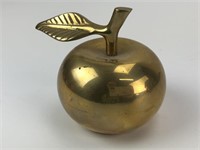 Vintage Brass Apple Bell 3"