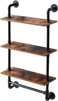 IBUYKE Industrial Pipe Shelf 40.5 inches Wall Moun