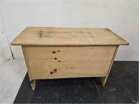 Wood Storage Bench 26x11x16 High