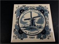 Vintage Souvenir Holland, MI Ceramic Tile