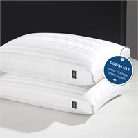 downluxe Goose Down Pillows - 2 Pack Gusseted 100%