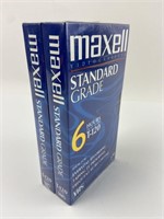 Sealed Maxell VHS Tape 2 Pack