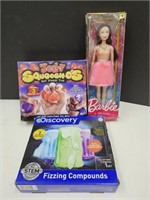 NIB Barbie ,Jelly Squish, Discovery