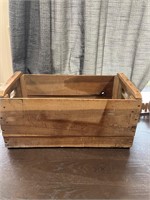Vtg wooden food crate