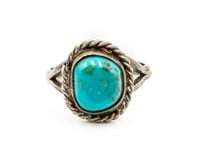 Navajo Sterling Turquoise RIng Sz. 5