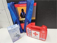 NEW In Shore Life Jacket, First Aid Kit+