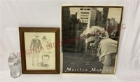 John Wayne & Marilyn Monroe Framed Wall Art