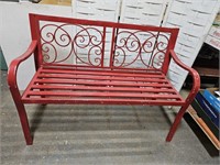 Metal Lawn & Garden Bench 48"Wide