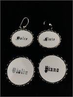 Instrument Earrings / Charms