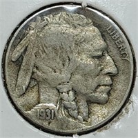 1931-S Buffalo Nickel, Better Date